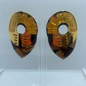 Vintage 90s Warrior Earrings